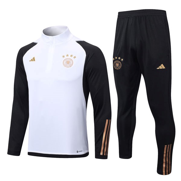 Sudadera De Training Alemania 2022 2023 Blanco Negro